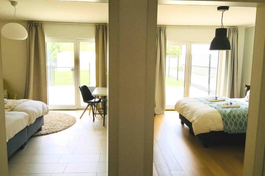 Large Family Retro Flat In City Center- Large Terrace & Garden View, Free Parking Luxembourg Extérieur photo